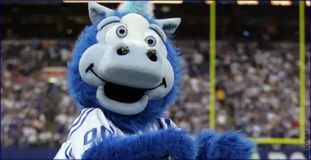 Indianapolis Colts Mascot - Blue